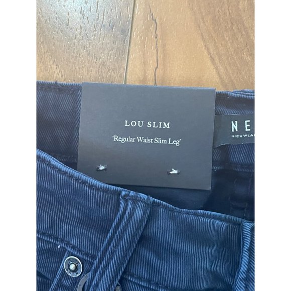 NEUW Denim Lou Slim Fit Twill Jeans Size 30x32 Dark Blue - Picture 4 of 9